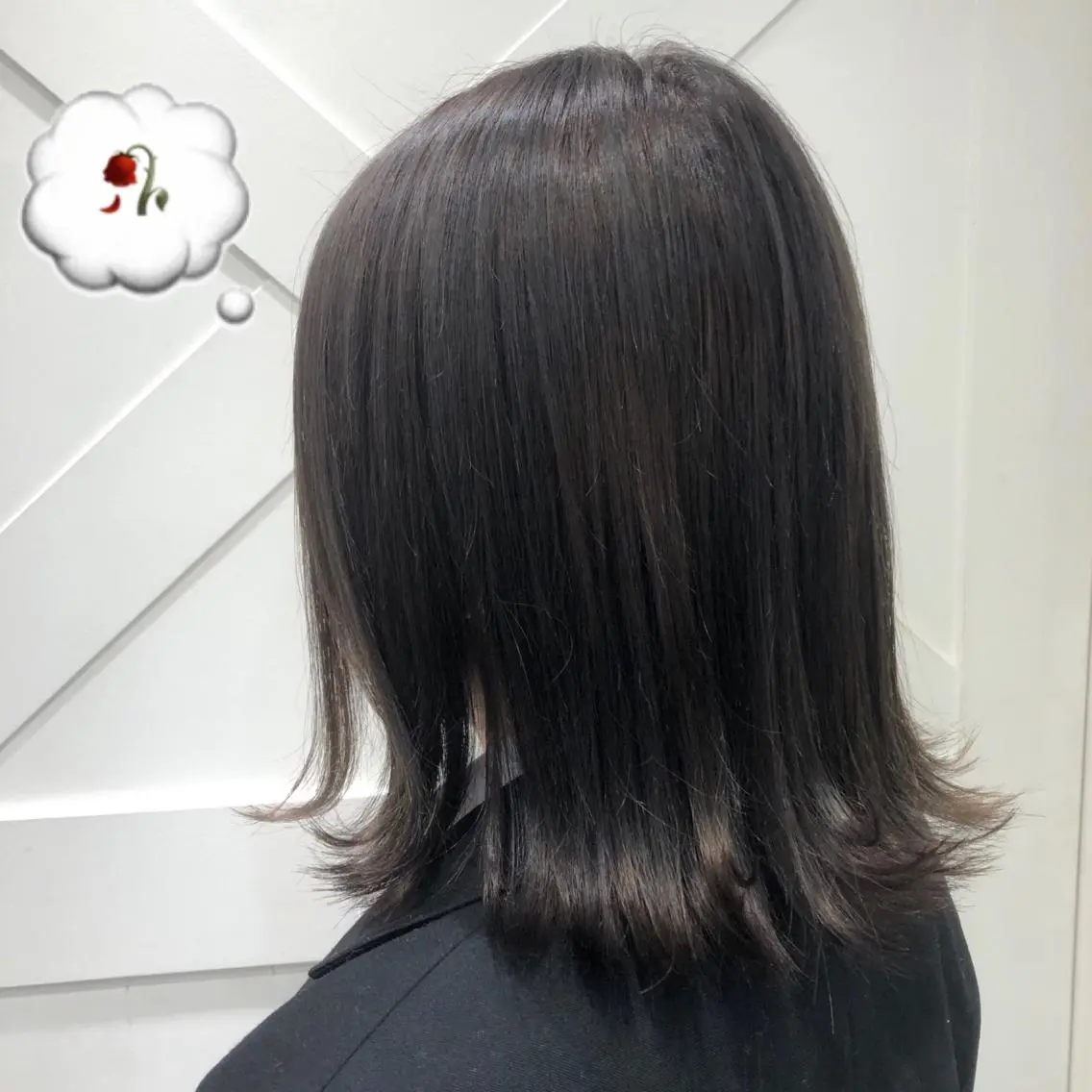 ショート カラー 透明感カラー ダークグレー ヘアカラー 🌺ウルフカット職人 新垣渚🐺のヘアスタイル