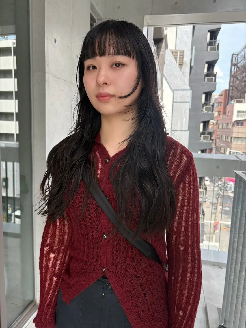 ロング 薄暮 マツイ　レンのヘアスタイル