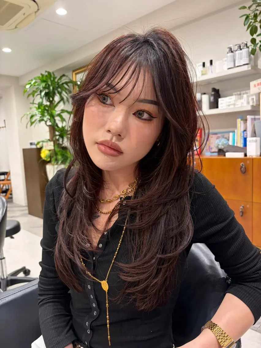 透明感カラー＋選べる髪質改善トリートメント＋マイクロバブルの写真