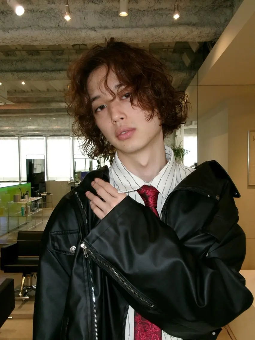 メンズカット+ヘアカラーの写真