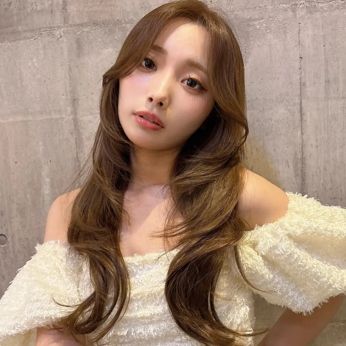 ロング カット ヘアカラー トリートメント 【縮毛矯正特化】 kyokaのヘアスタイル