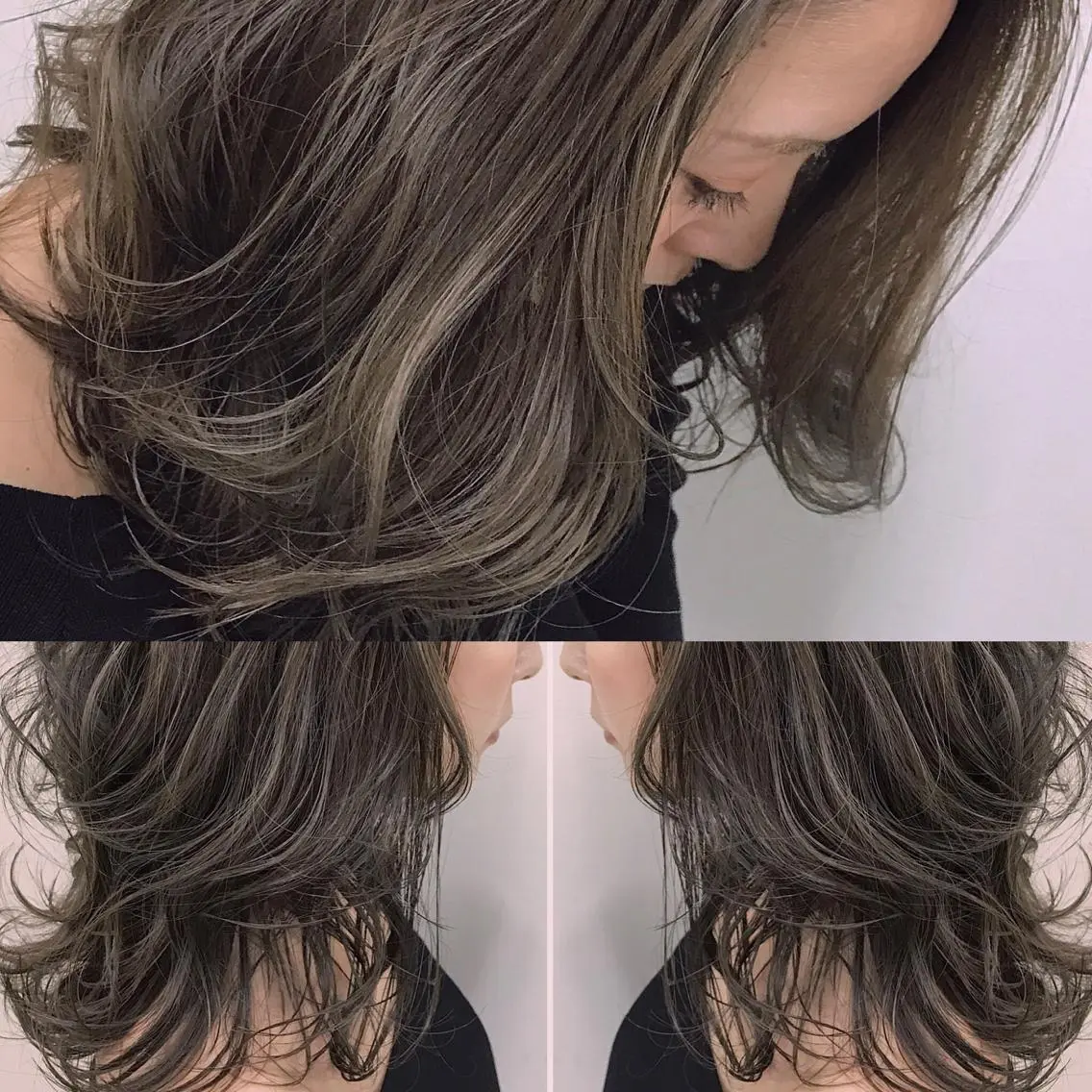 セミロング カラー パーマ ネイル 外国人風カラー 髪質改善 Daisukiのヘアスタイル