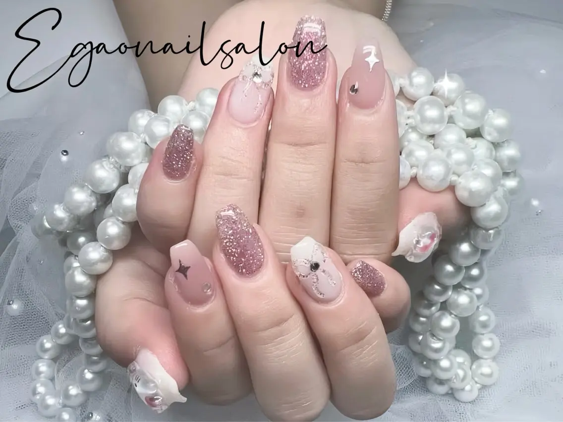 ネイル アートネイル フットネイル フレンチネイル ジェルネイル グラデーション ハンドネイル EGAO NAIL 錦糸町店のネイルデザイン