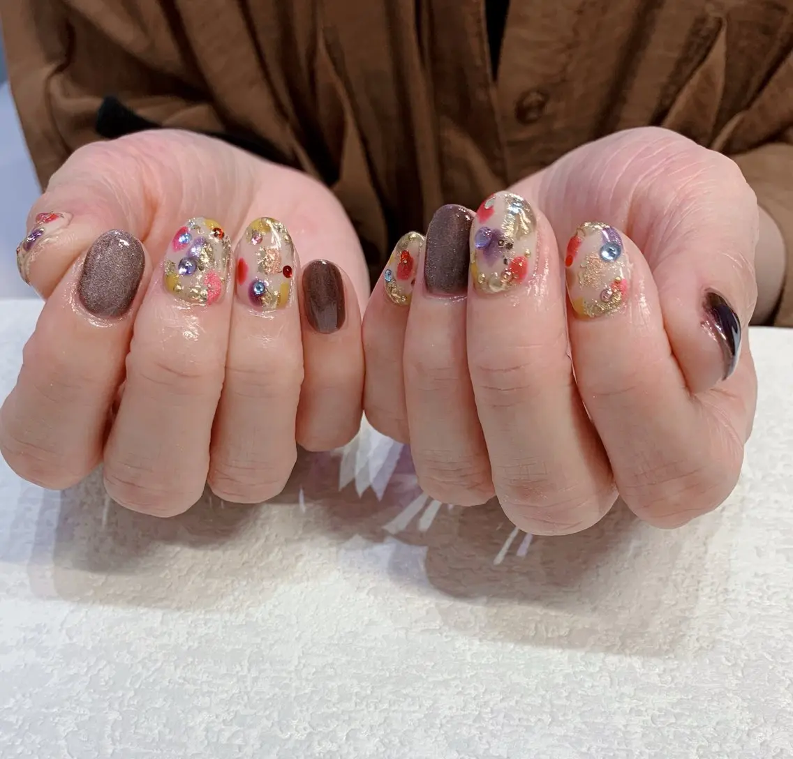 ネイル ハンドネイル Agu. Nail tomoのネイルデザイン