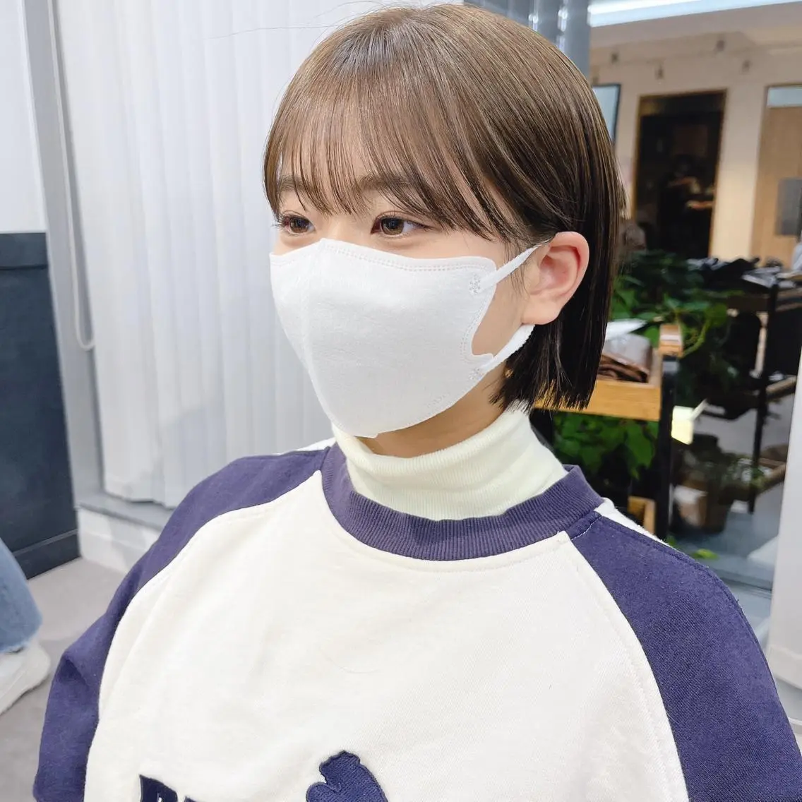 ショート カラー パーマ ヘアアレンジ メンズ キッズ ネイル マツエク・マツパ アイブロウ カット ヘアカラー トリートメント 横浜Bob美容師🤎 ERINAのヘアスタイル