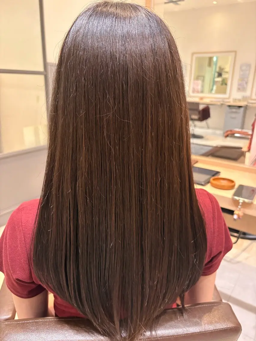 ロング カット カットモデル０円✂️ 🫧shiori🎀のヘアスタイル