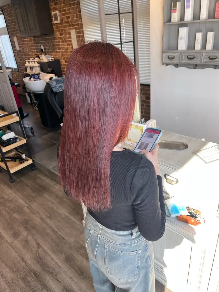 ロング カラー カット ヘアカラー Felice Erikaのヘアスタイル