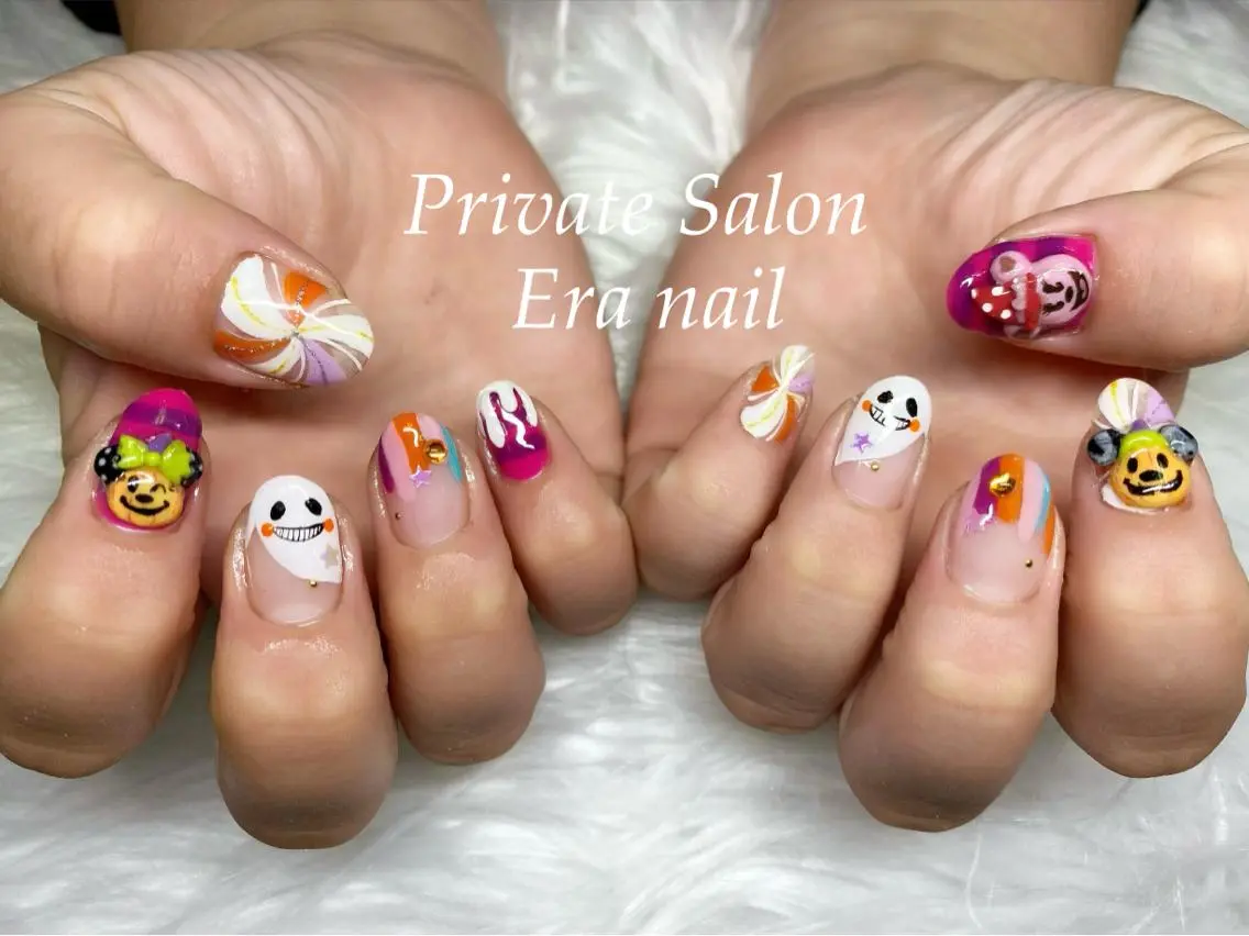 ネイル ハロウィン Era nailのネイルデザイン