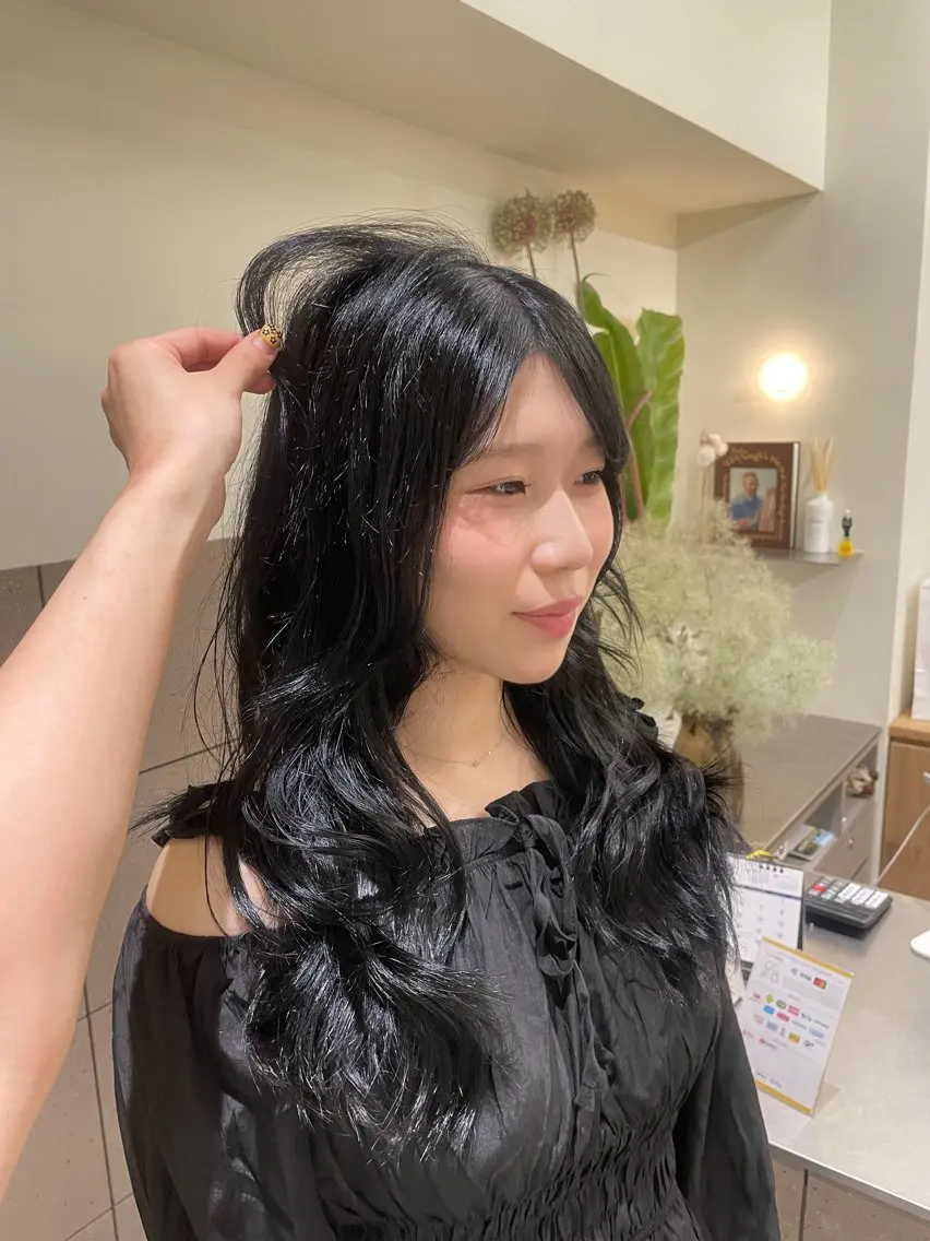 ロング カラー ヘアカラー JURI /HUIのヘアスタイル