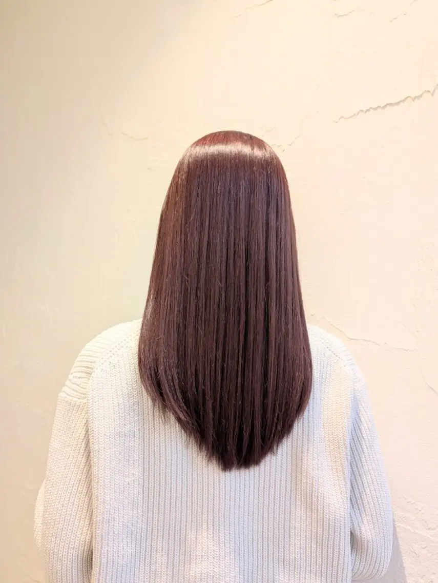 カラー ロング ヘアカラー トリートメント 吉田  彩／大人 艶髪 ／ヘッドスパのヘアスタイル