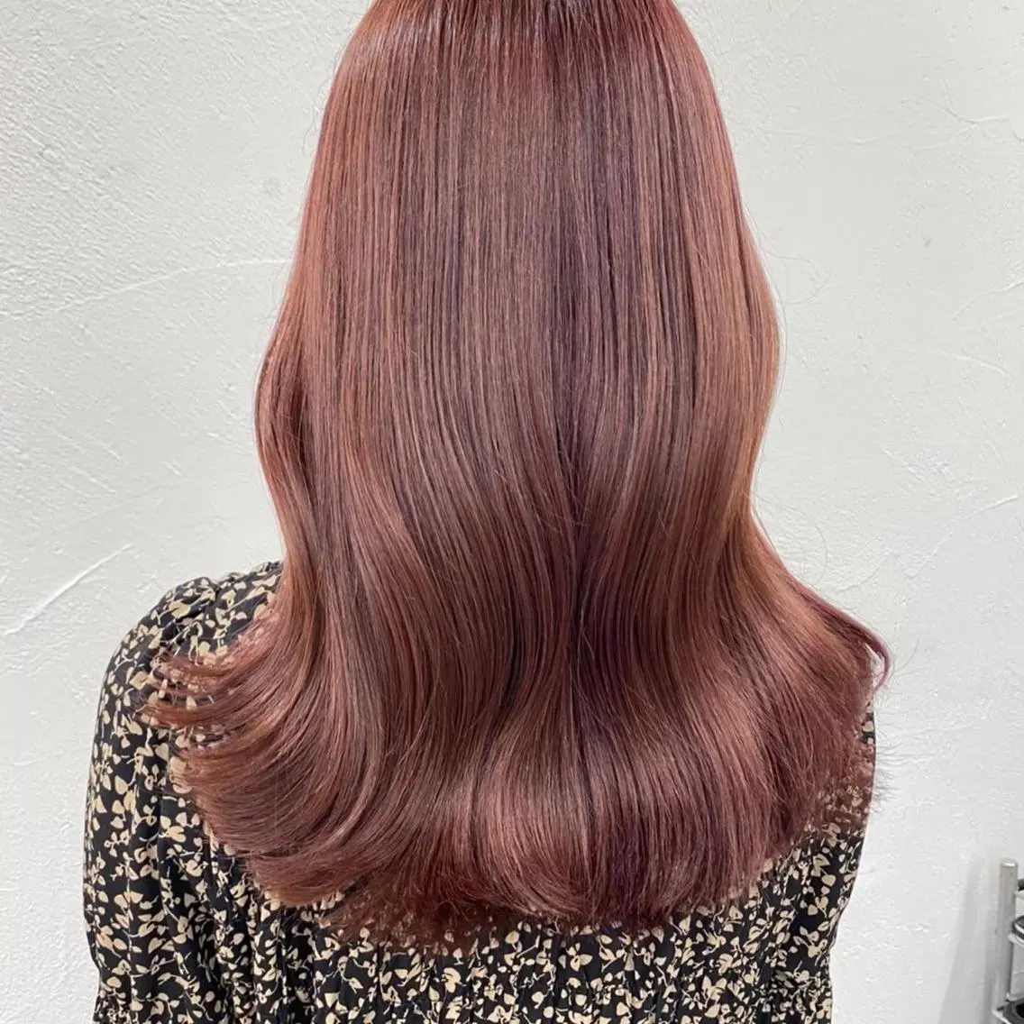 ロング カラー ヘアアレンジ オレンジ ピンクカラー 🫧透明感カラー/ ナルハ🫧のヘアスタイル