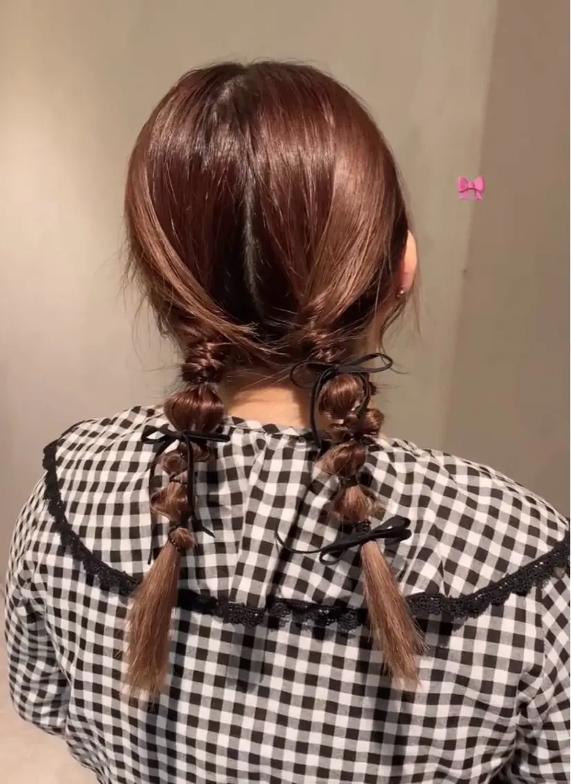 セミロング ヘアアレンジ moe🎀 透明感♡似合わせのヘアスタイル