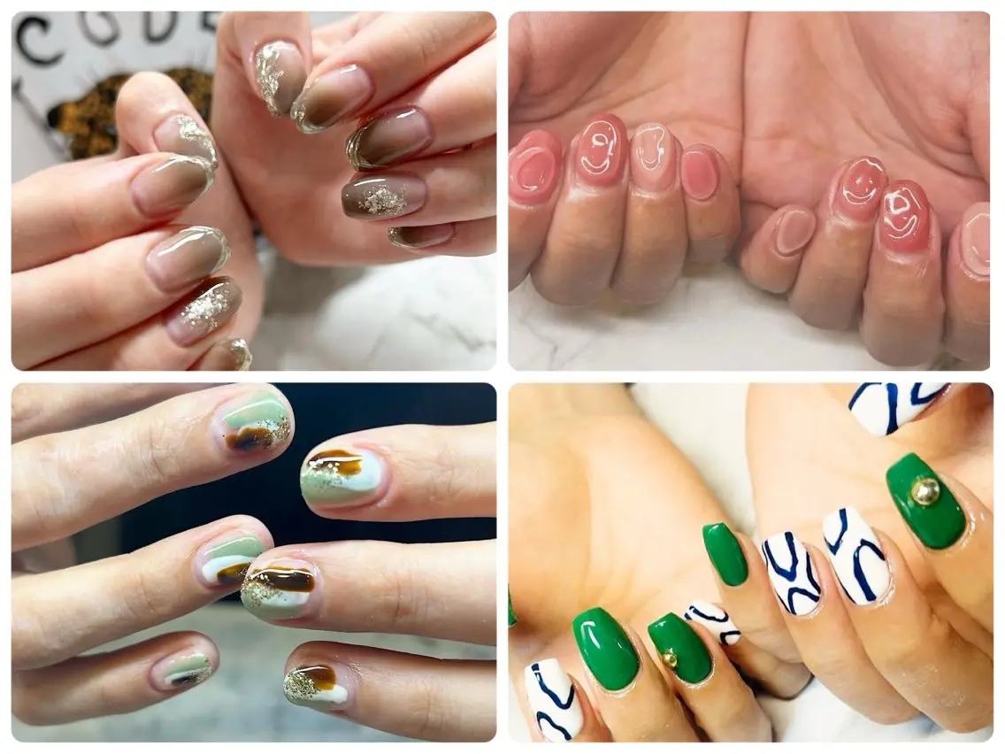 【ジェルネイル♡スタンダードアート90分】ニュアンスや軽めな上品アートをご希望の方におすすめ💅👨‍🎨🎨💕の写真