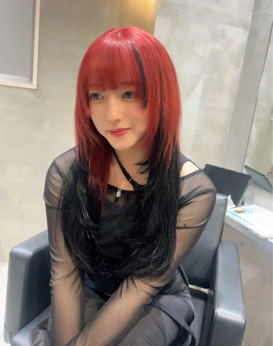 ロング カラー カット ヘアカラー トリートメント エクステ 透明感×韓国ヘア 🇰🇷きららのヘアスタイル
