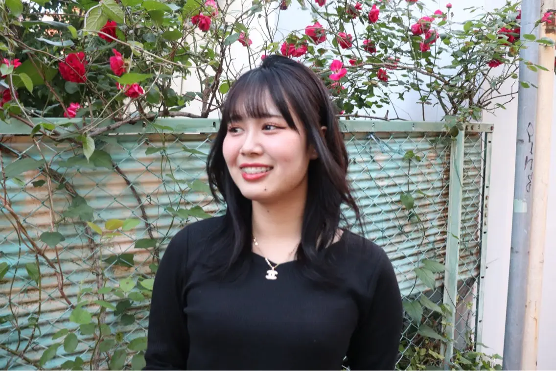 ミディアム ヘアアレンジ ユウナ ︎︎‪ MIRRORのマツエク・マツパデザイン
