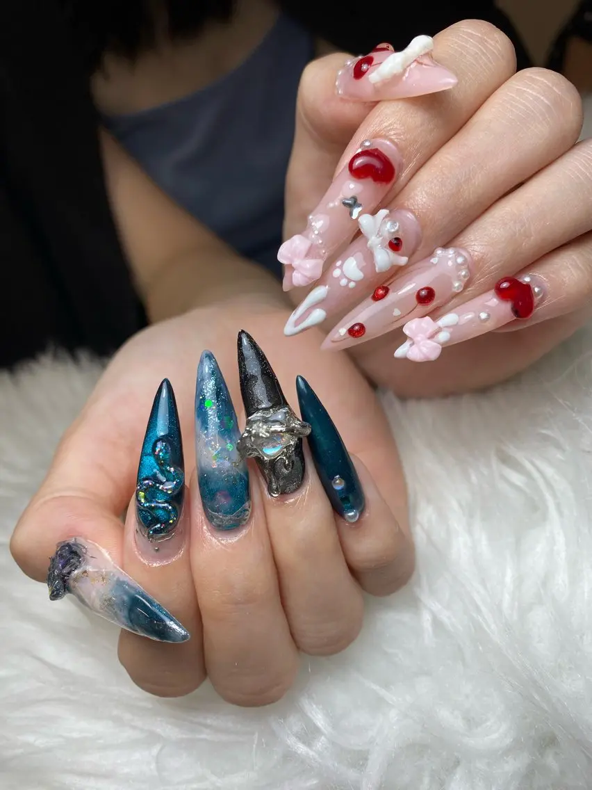 ネイル ハンドネイル フットネイル ハンドケア Rena_Rei 研修のネイルデザイン