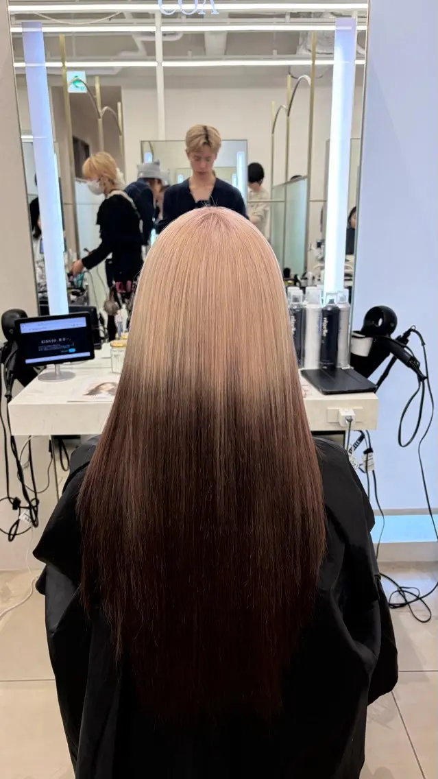 カラー ヘアカラー ミディアムモデル COA 佐藤壮真🪶のヘアスタイル