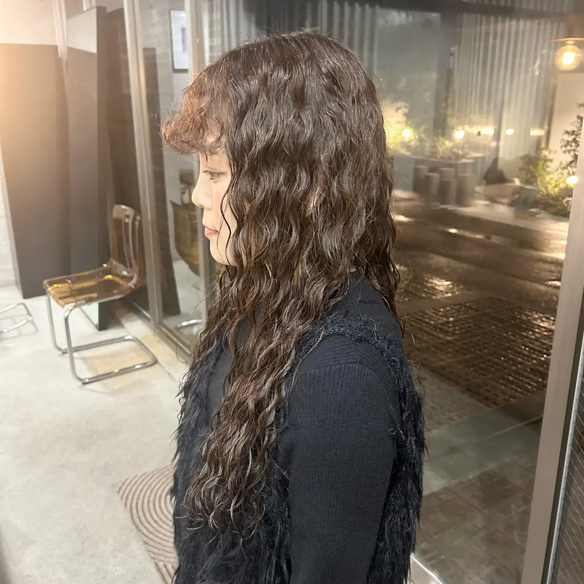 ロング パーマ パーマ レディース/ボブ パーマ/ 田中育斗のヘアスタイル