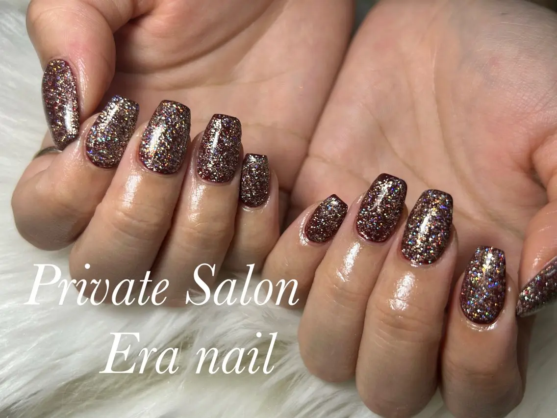 ネイル フラッシュネイル ワンカラーネイル ハンドネイル Era nailのネイルデザイン