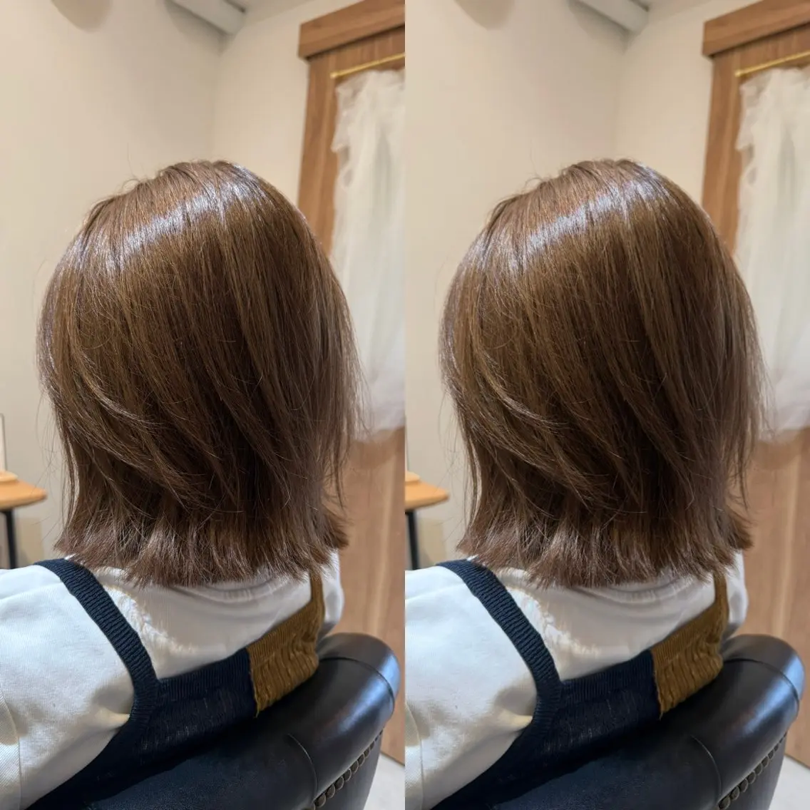 ミディアム ボブレイヤー ボブ レイヤーカット 川崎　レイヤーカット /江口真正のヘアスタイル