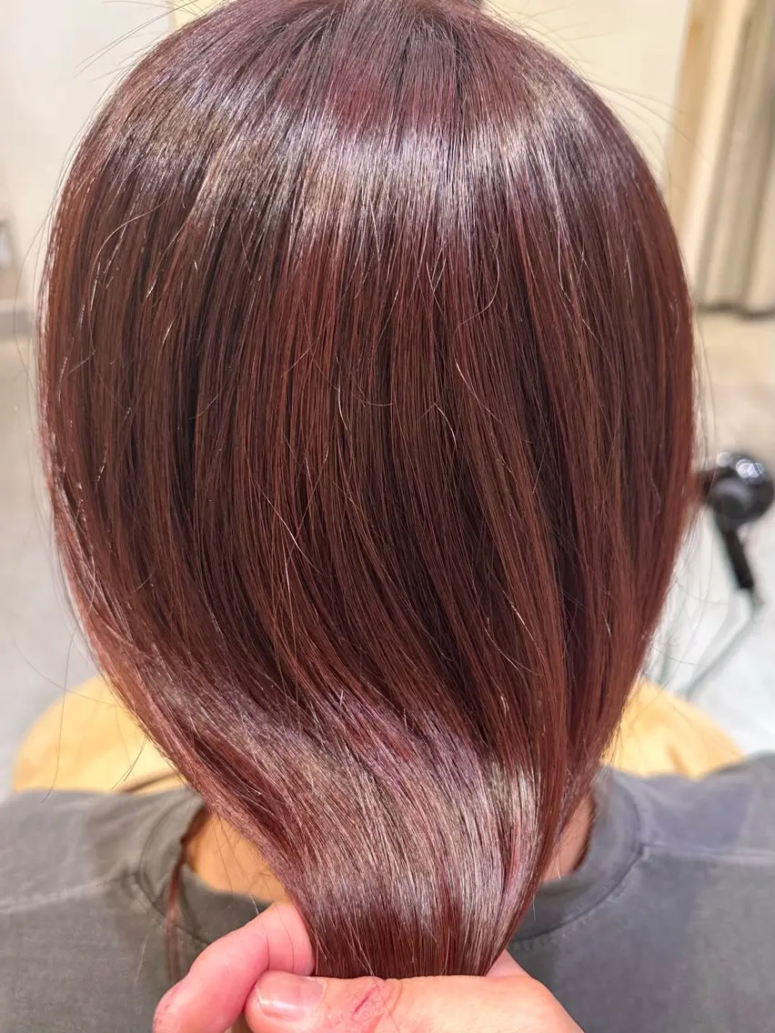 ミディアム カラー カット ヘアカラー トリートメント en't / エントのヘアスタイル