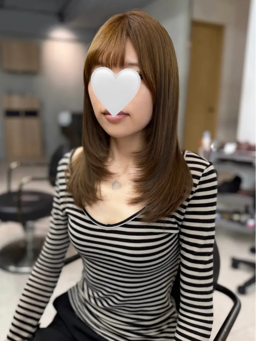 ロング カサイ ミユのヘアスタイル
