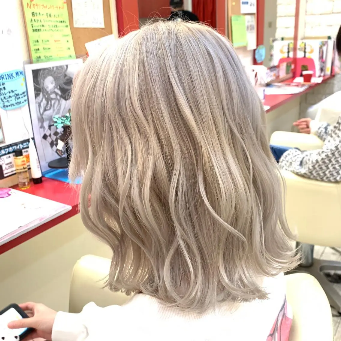 ミディアム カラー 櫻井 なんなのヘアスタイル