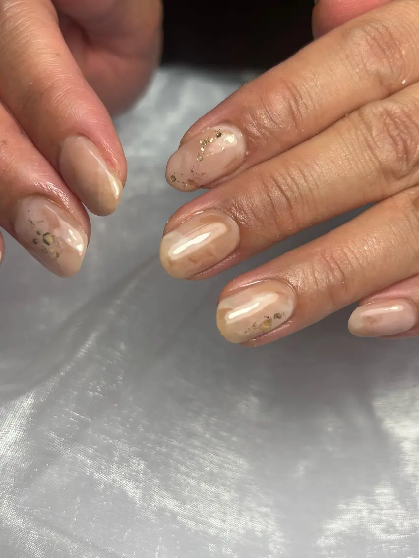 ネイル ニュアンスネイル フットネイル nailsalon Ecliaのネイルデザイン