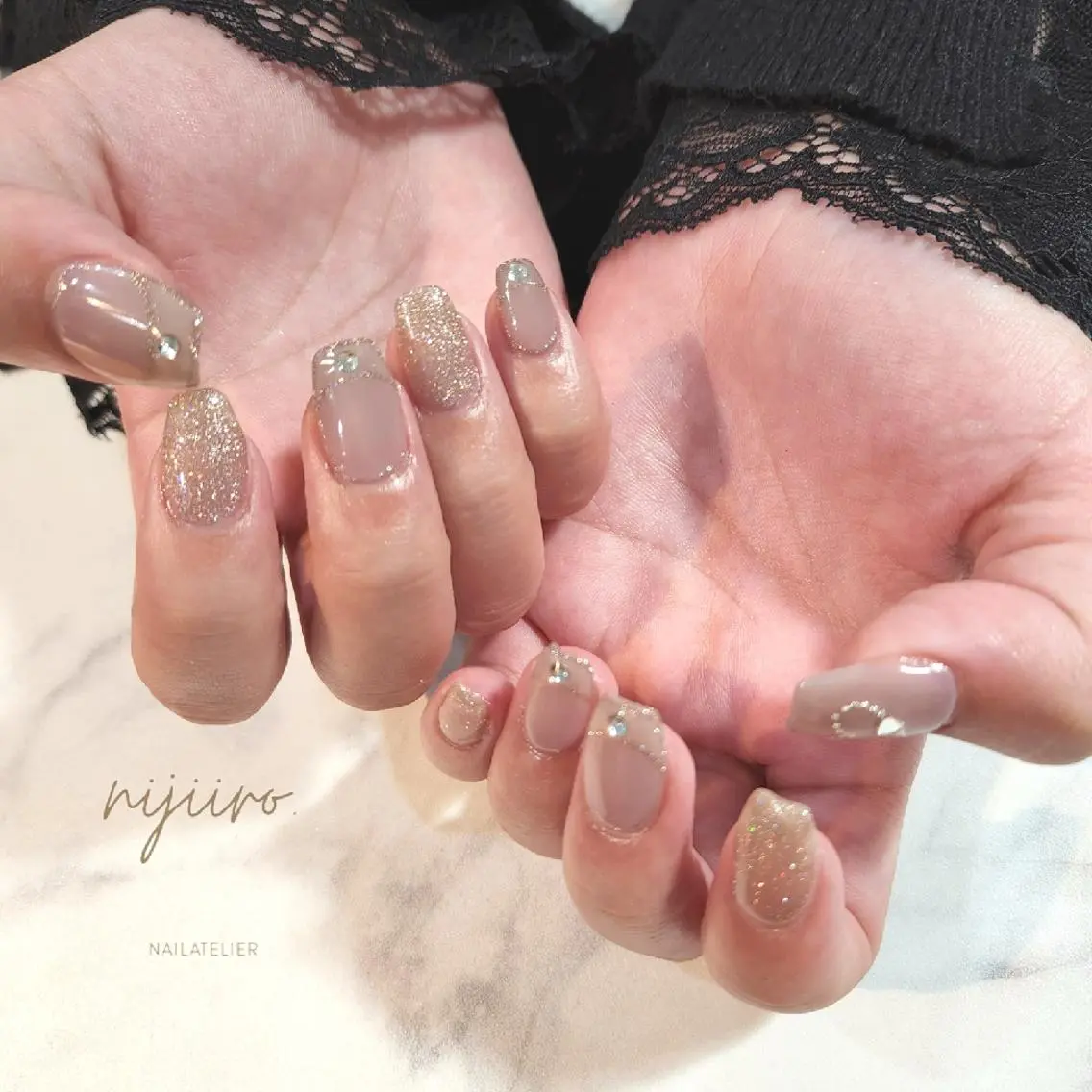ネイル ハンドネイル nijiiro🌈 サトウのネイルデザイン