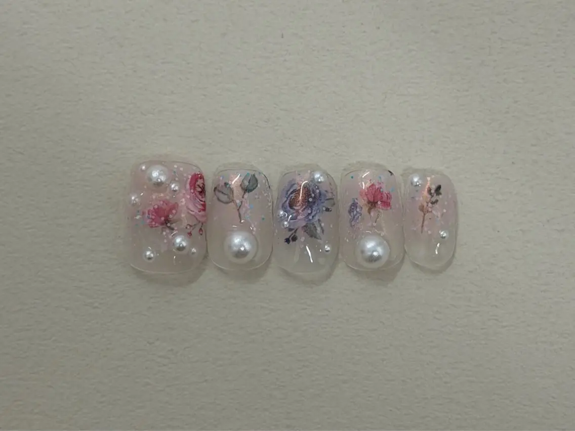 ネイル フラワーネイル Nail Katoのネイルデザイン