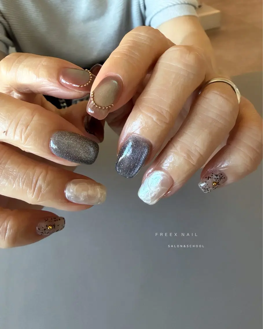 ネイル ニュアンスネイル ハンドネイル ハンドケア freex nail /ニュアンス/個性派のネイルデザイン