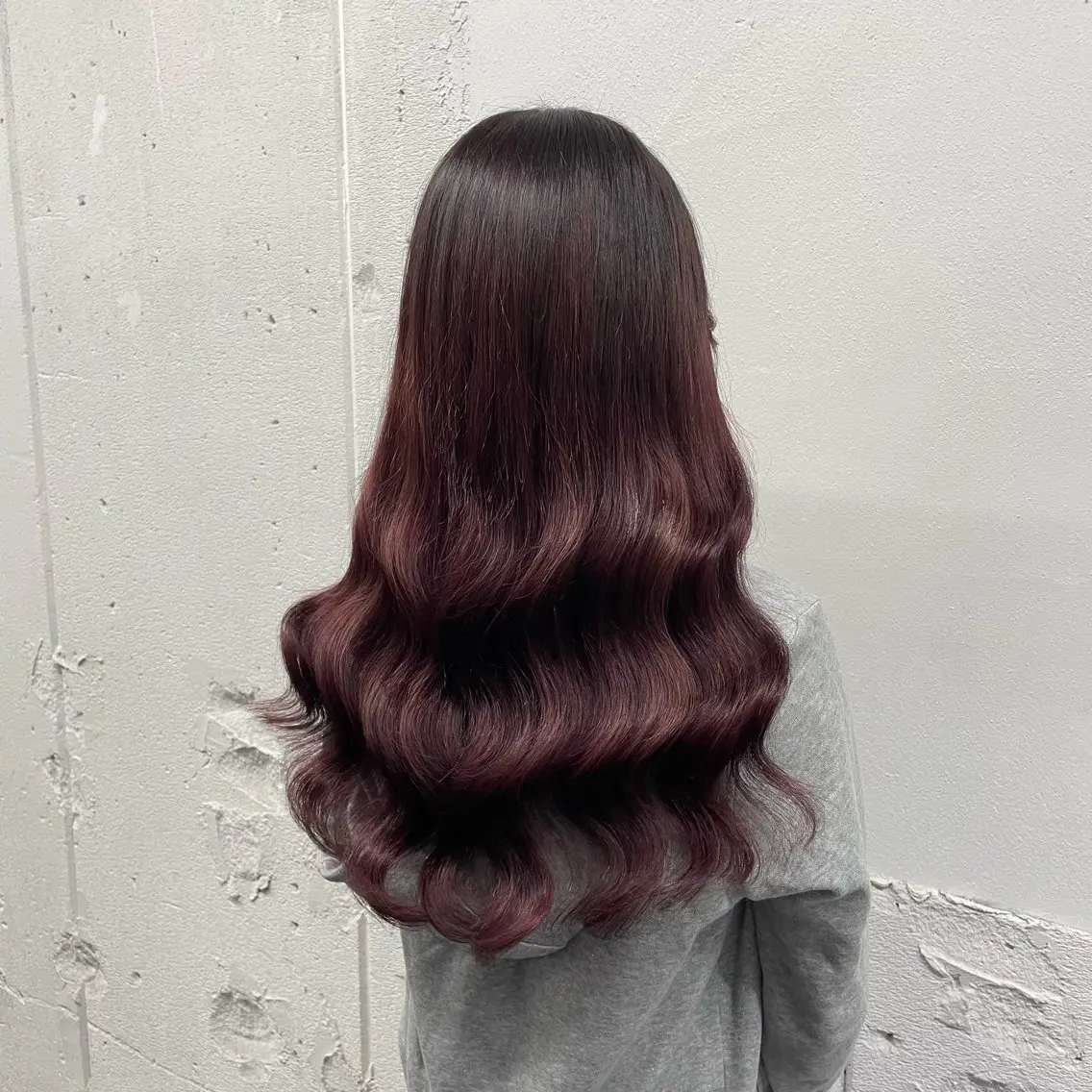 ロング カラー シールエクステ バレイヤージュ ミストバング ダブルカラー  フェイスフレーミング ヘアカラー エクステ 🧡艶髪/エクステ 🫧🧡YUKI❄️のヘアスタイル