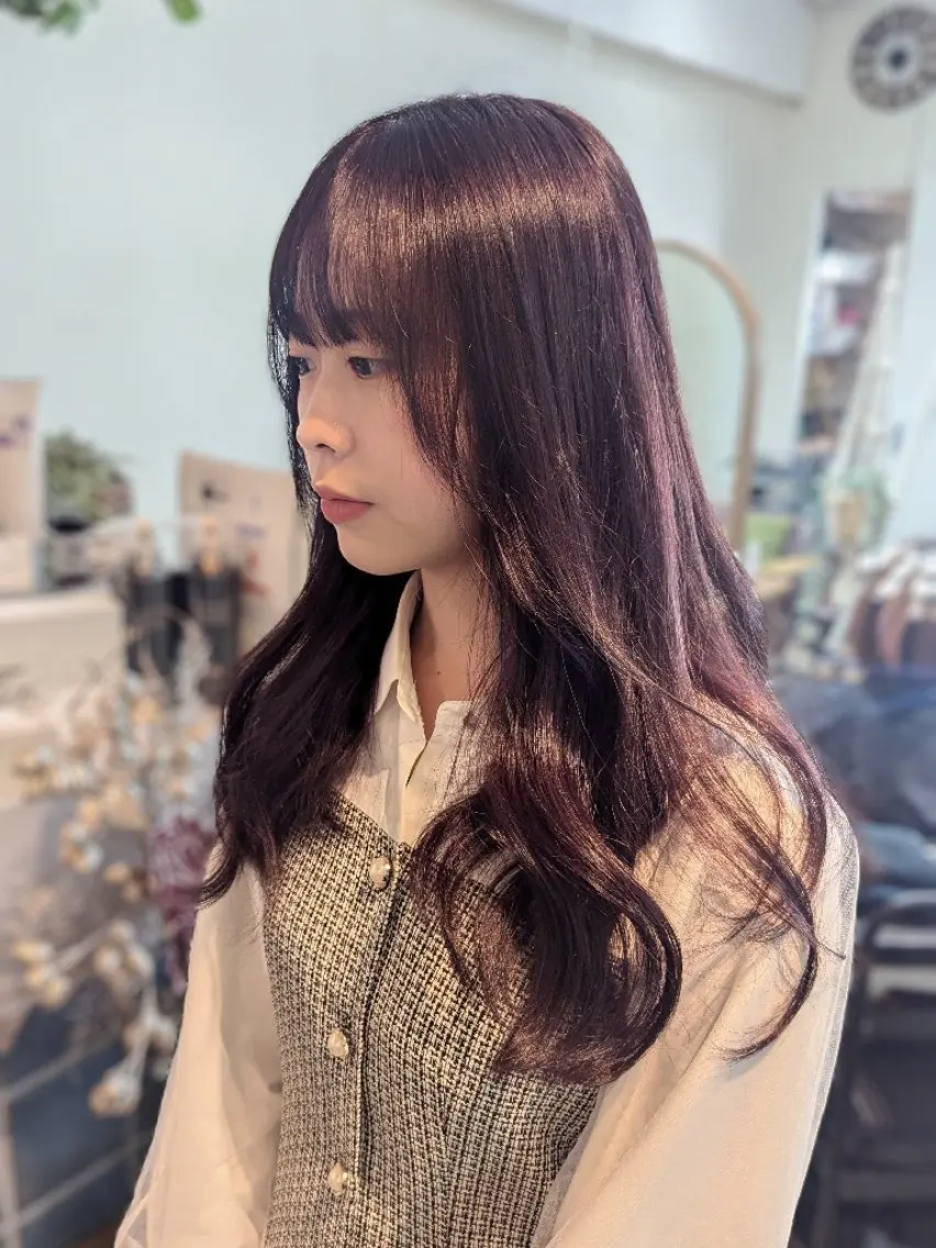【🎀初カラー/暗めベースの方🎀】⌇カット➕️ブリーチなしWカラー⌇の写真
