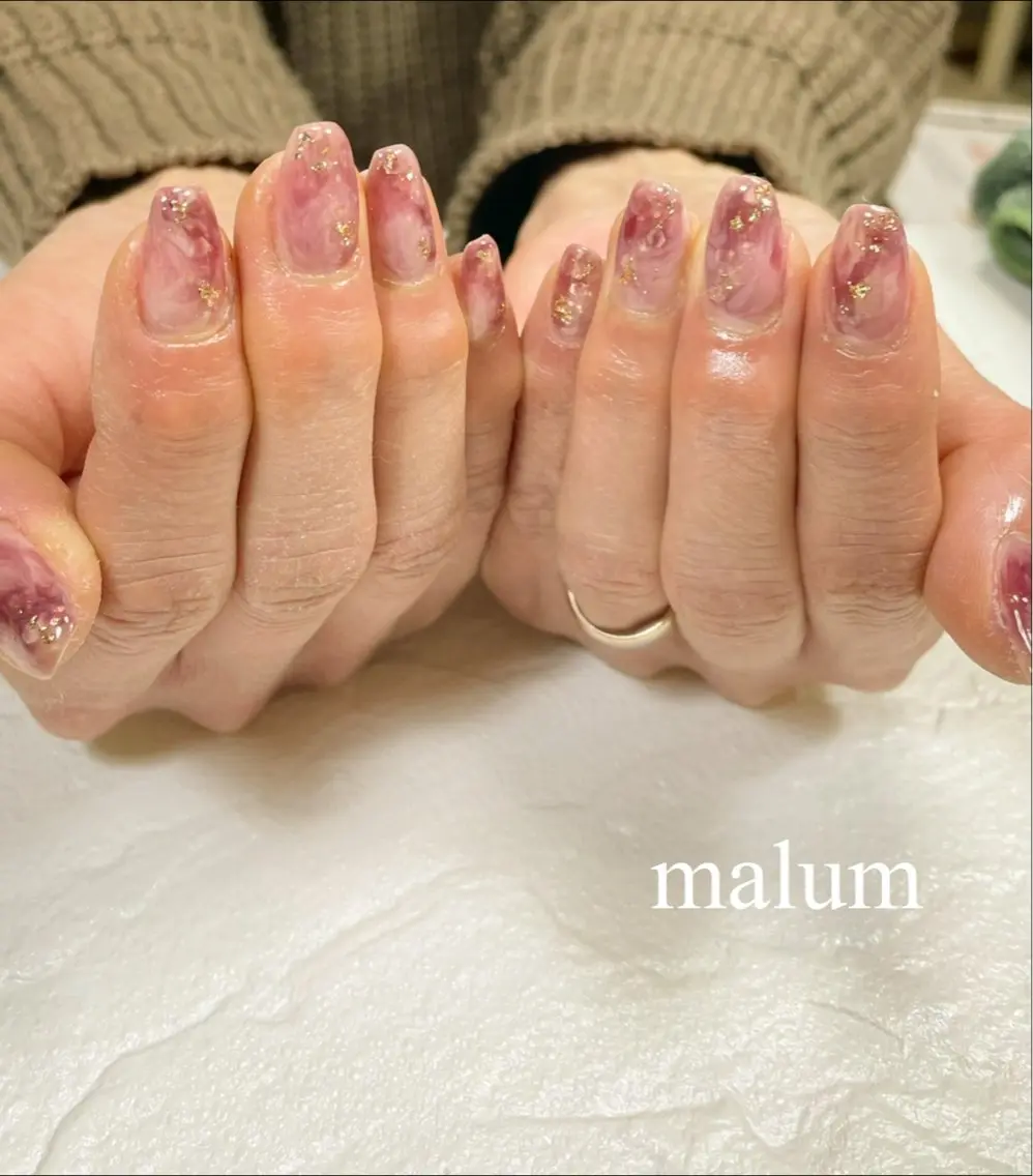 ネイル ハンドネイル malum nailのネイルデザイン