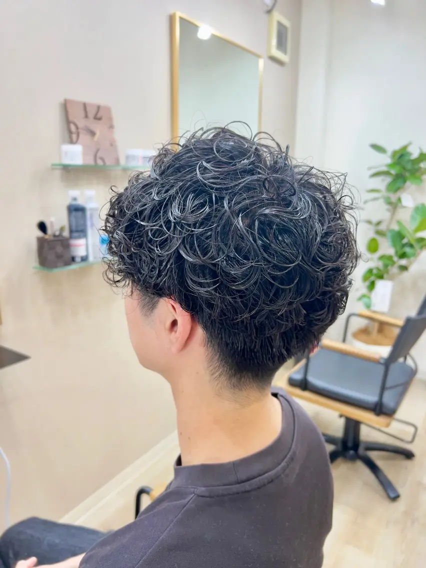 パーマ メンズ メンズパーマ カット パーマ 加藤 諒のヘアスタイル