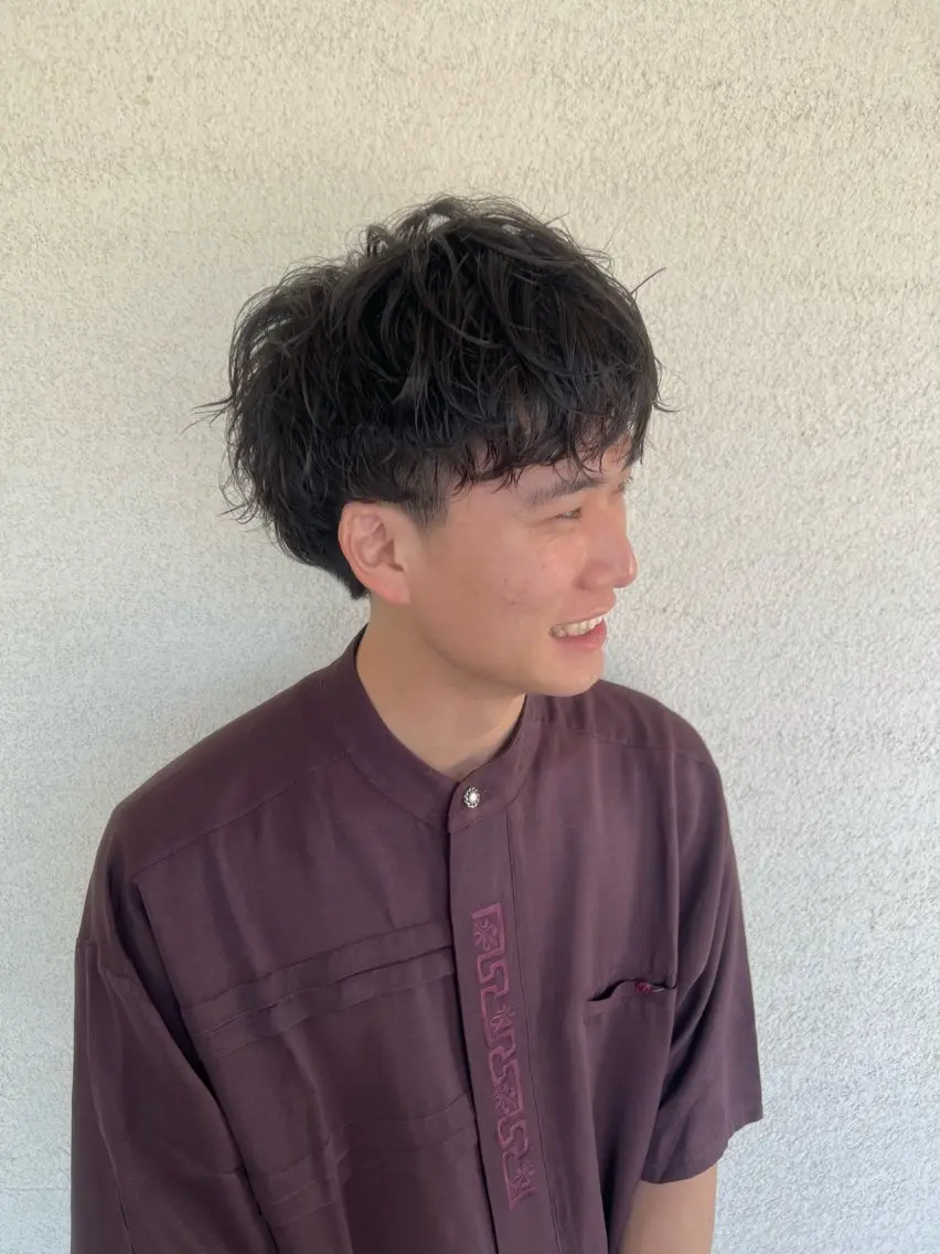 パーマ メンズ メンズパーマ 吉澤大和 カット/カラーのヘアスタイル