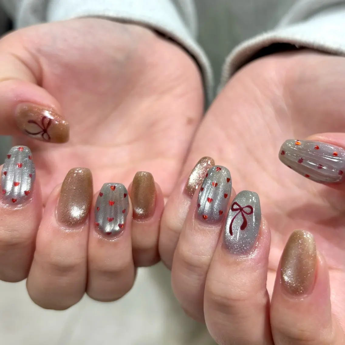ネイル ガーリー ハンドネイル N° nail_ fuyukaのネイルデザイン