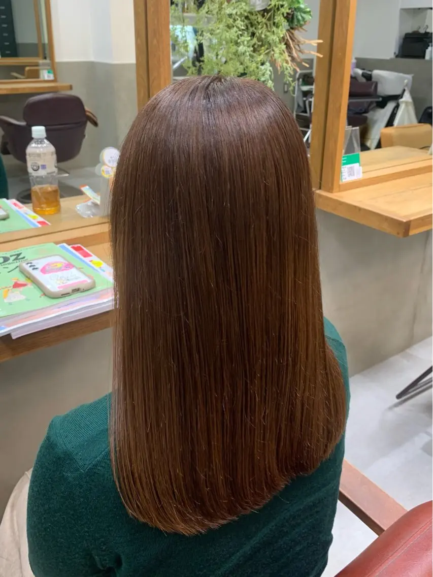 セミロング カラー カット ヘアカラー トリートメント ✂️RIKUKI🎨 【駒込美容師🎀】のヘアスタイル