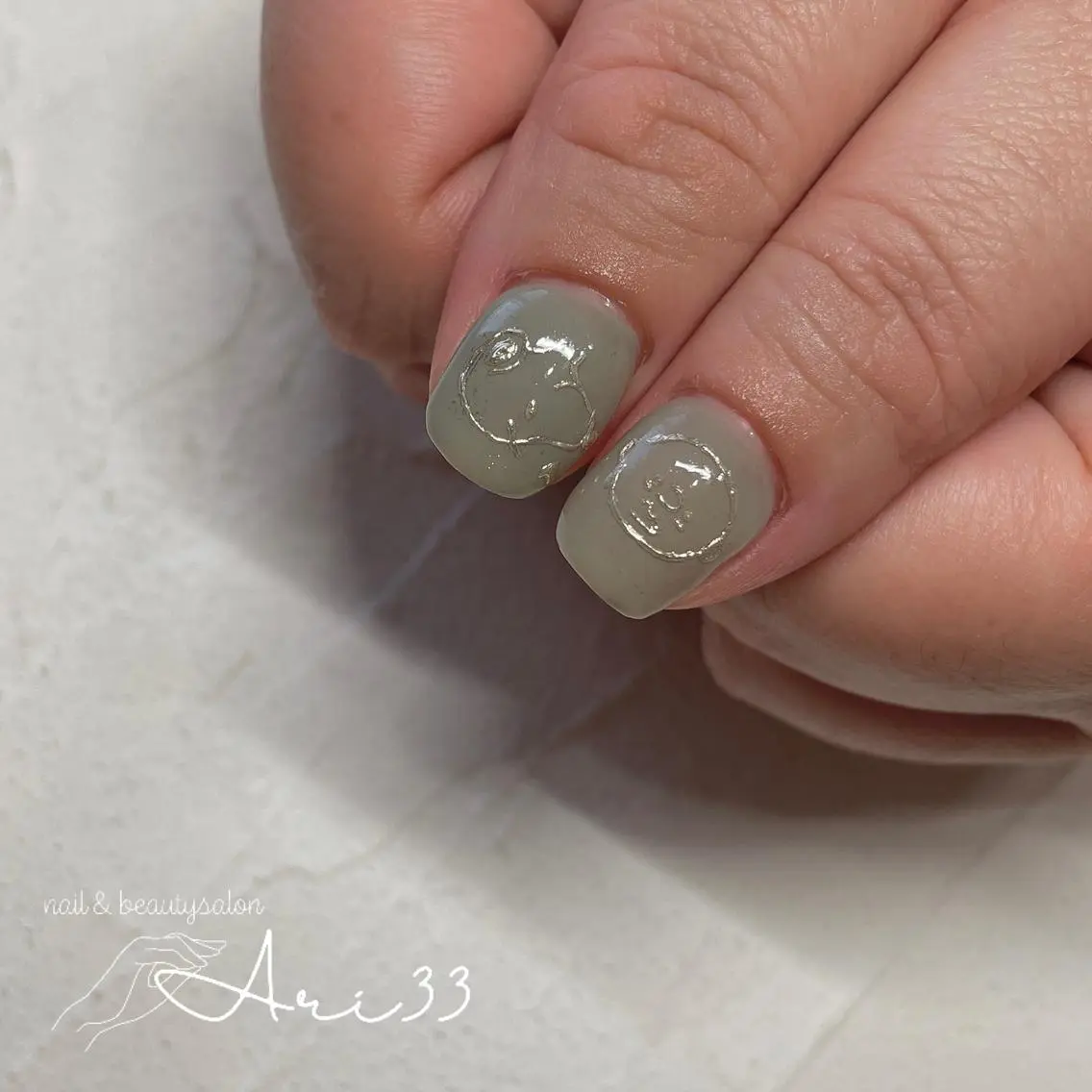 ネイル ハンドネイル プライベートサロン Ari33nailのネイルデザイン