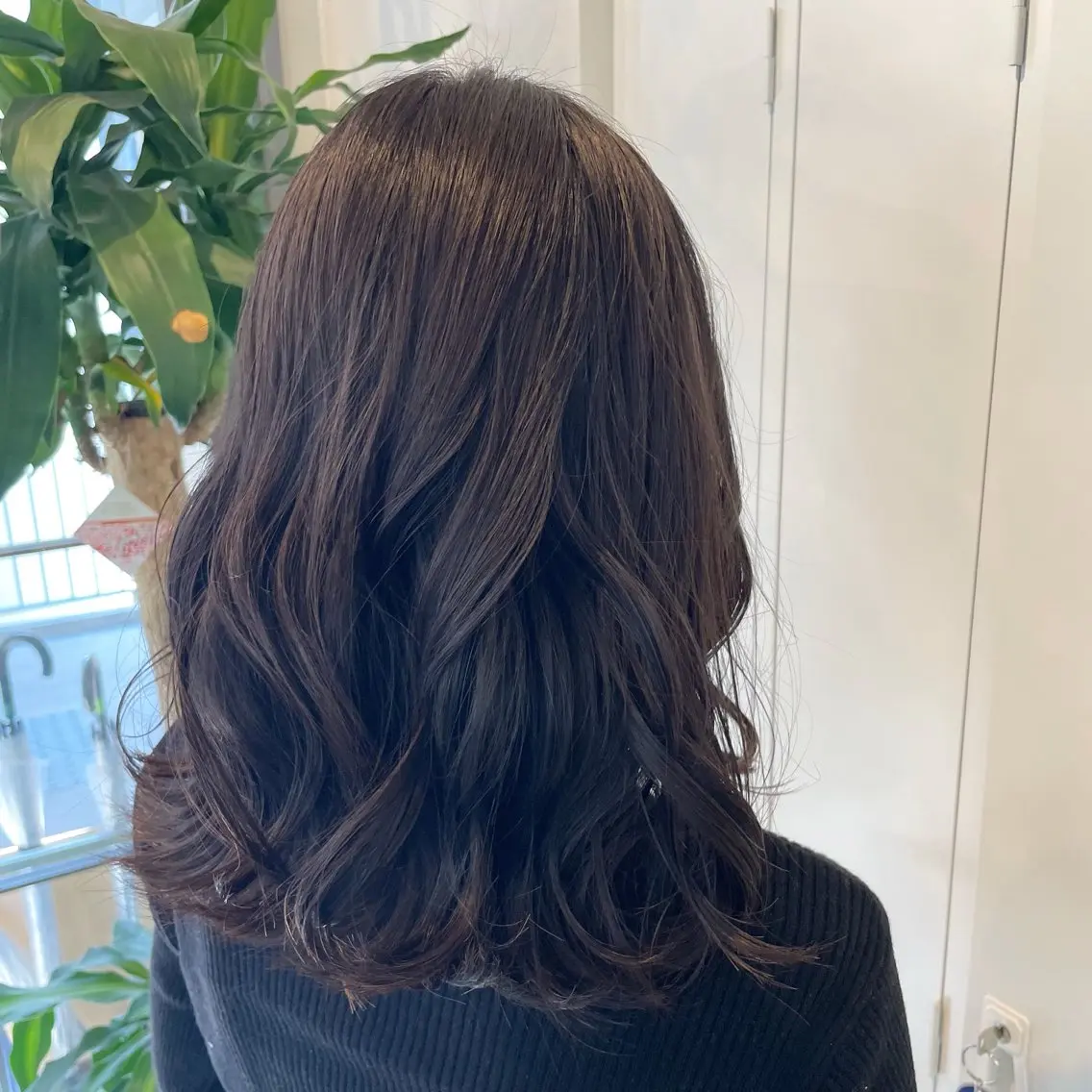 セミロング カラー ヘアアレンジ 河上 あかねのヘアスタイル