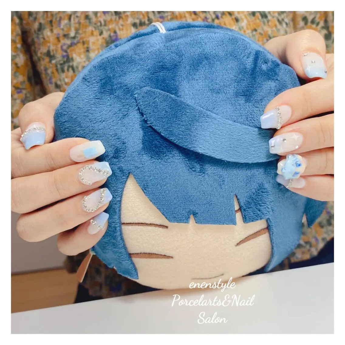 ミディアム ネイル 🐾enen style 🐾のネイルデザイン