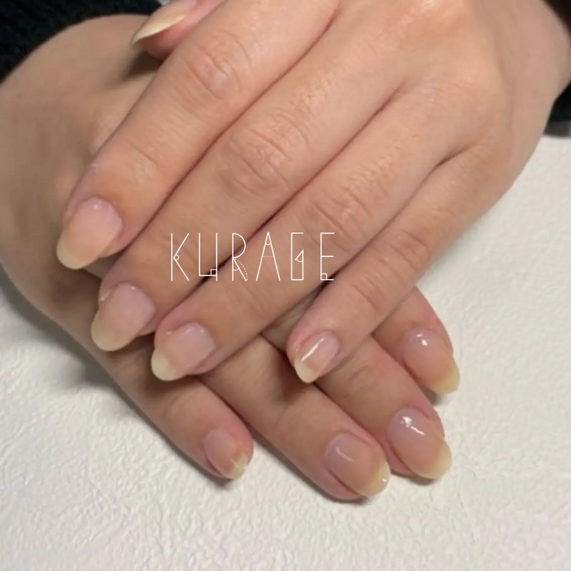 ネイル クリアネイル ジェルネイル マットネイル ピンク private salon 海月のネイルデザイン