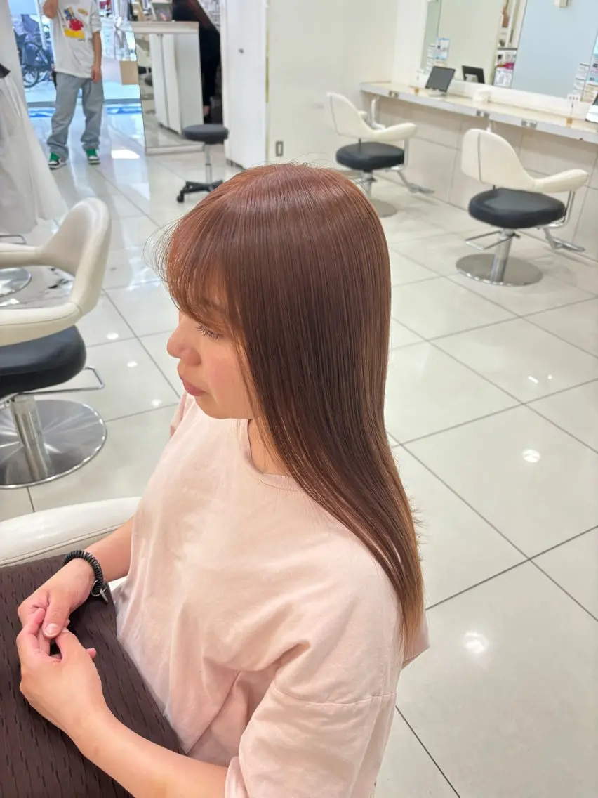ロング カラー keany錦糸町 ハセベユウのヘアスタイル