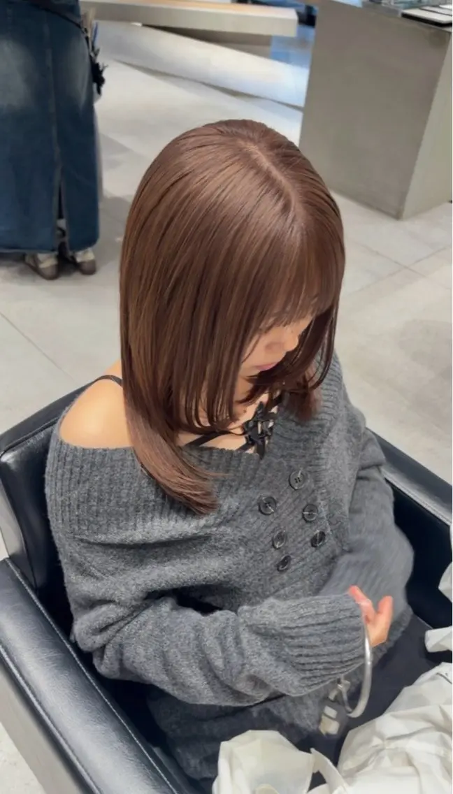 カット➕プラチナダブルカラー🩷🩵➕ステップトリートメント✨【できるだけダメージしたくない方必見✨】の写真