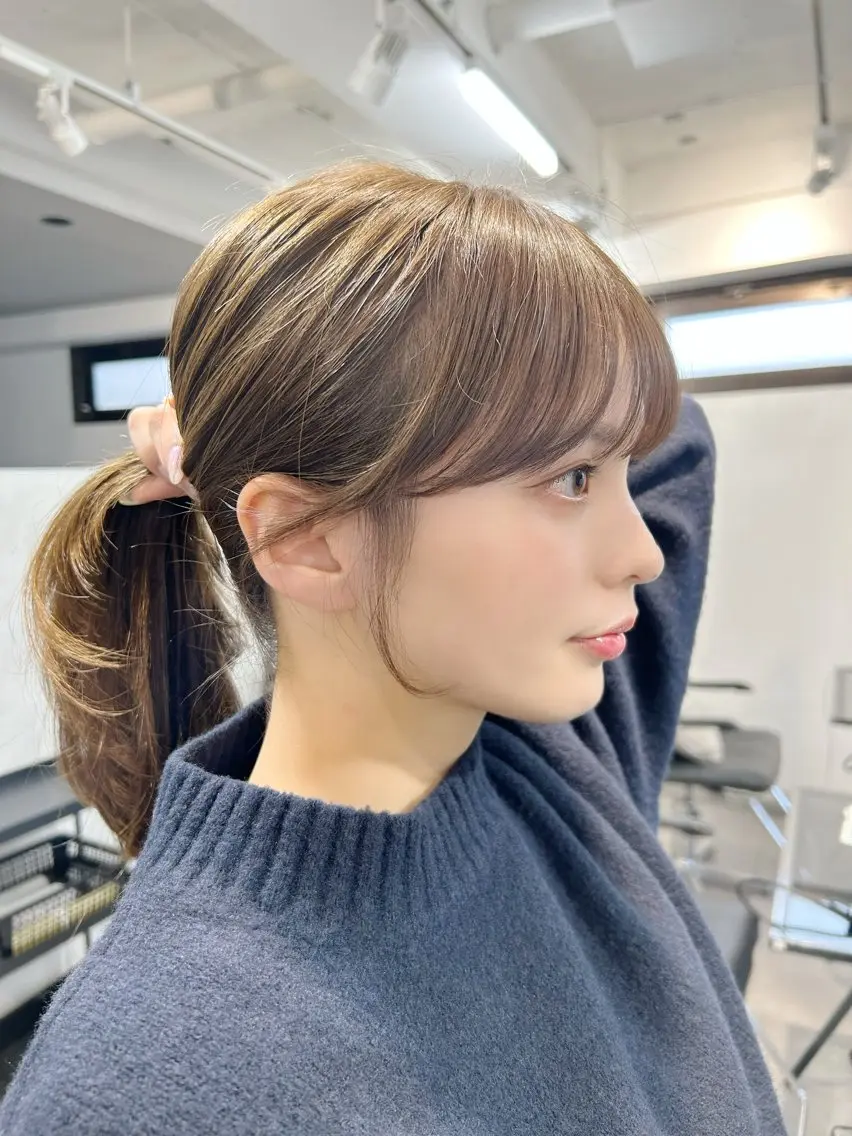 【🌿ミニモ学割U24ご新規様限定🌿】似合わせカット➕前髪ナチュラル縮毛矯正✨32%OFF❗️(ボブ/レイヤー)の写真