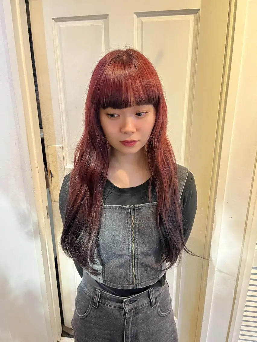 ロング カラー ヘアカラー sora / 渋谷 / ハイトーンのヘアスタイル
