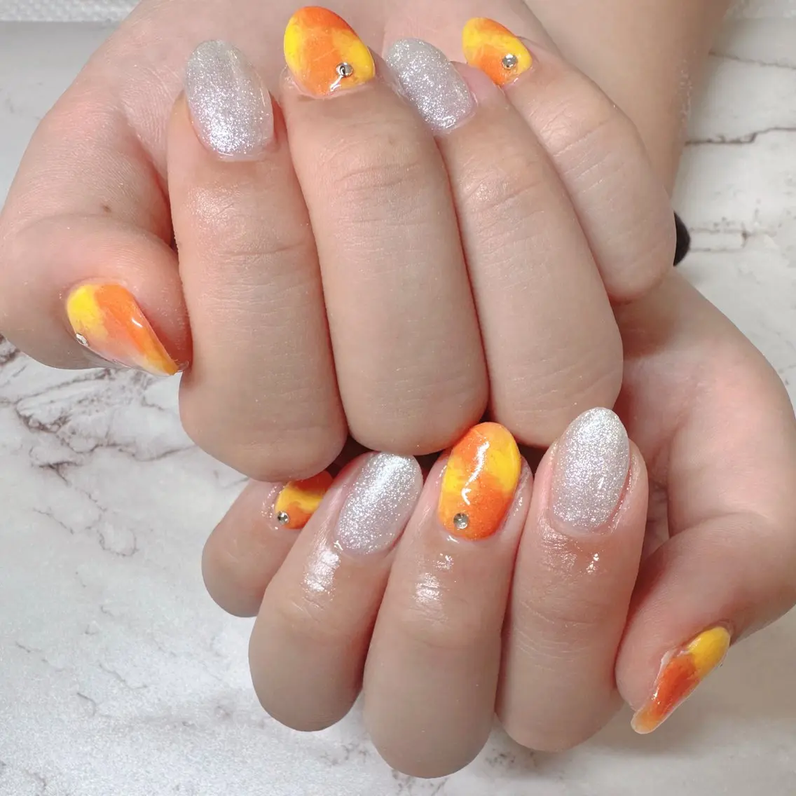 ネイル Ange 🍊YUI🍊のネイルデザイン