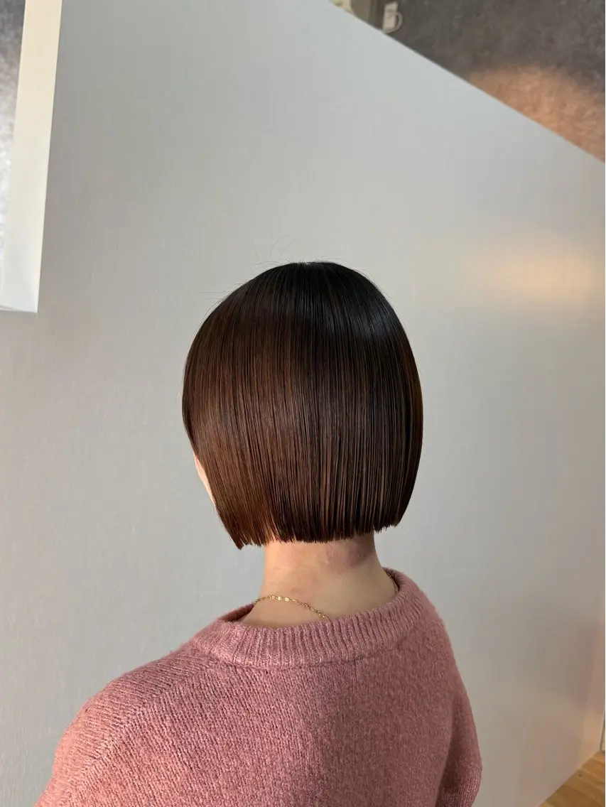 ショート ボブ 似合わせカット/ボブ ナチュラルメンズヘアのヘアスタイル