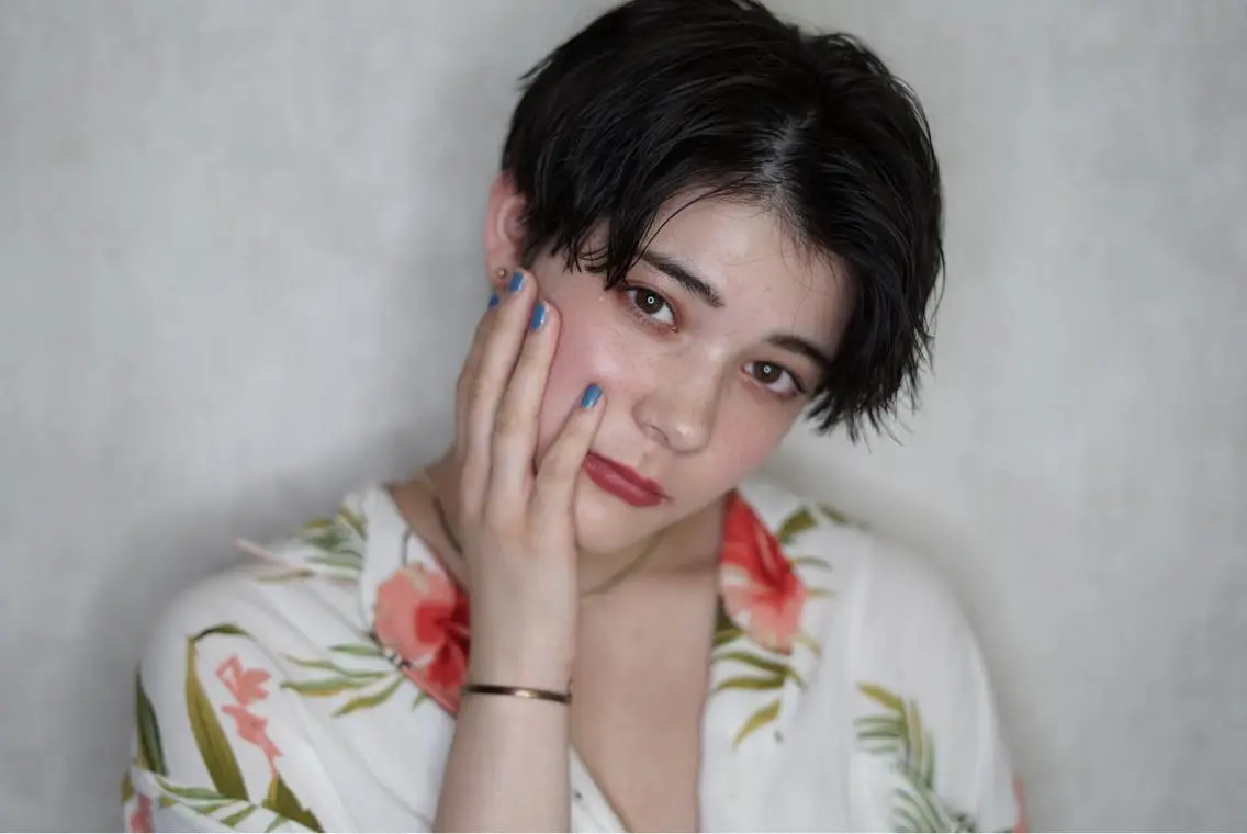 ショート カラー たまプラーザ駅 YAMATOのヘアスタイル