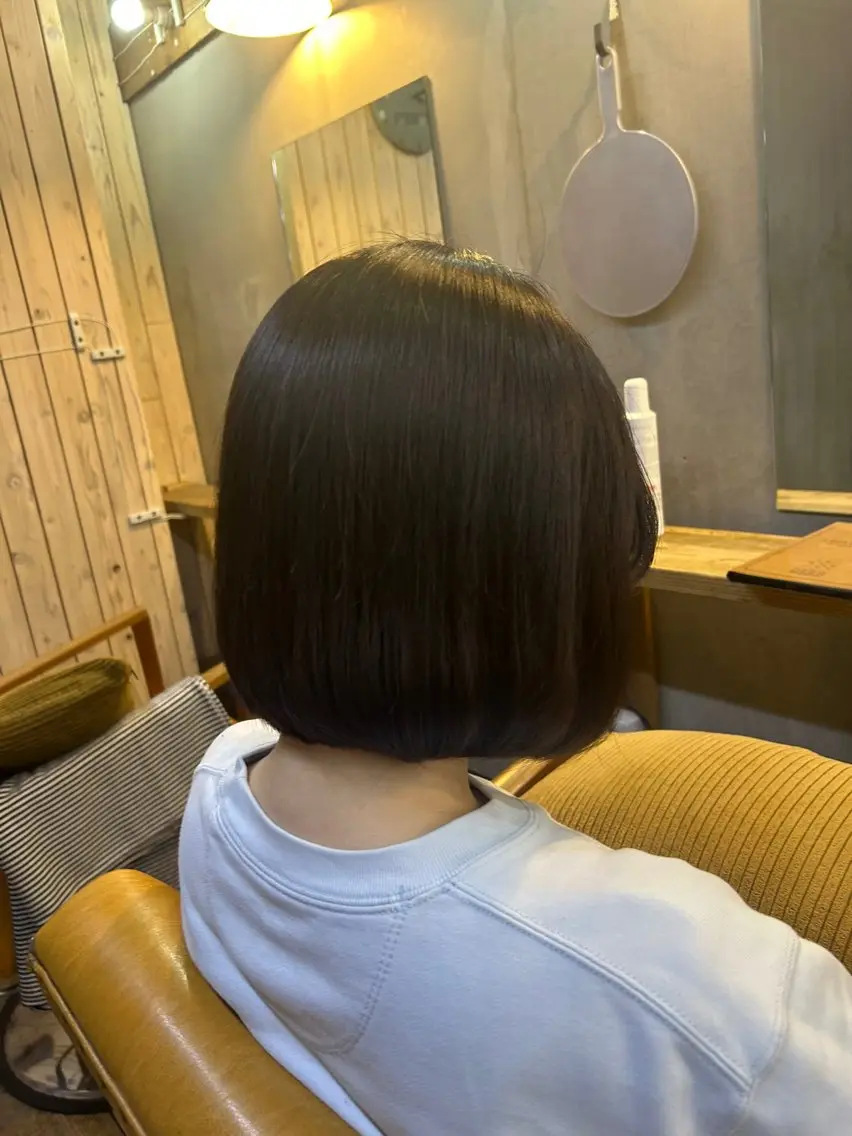 ショート ボブ hairlabo haru🌿ナナハのヘアスタイル